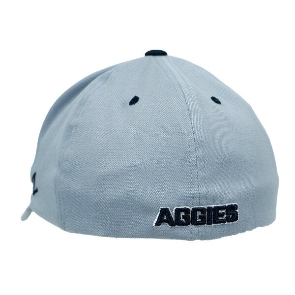U-State Navy Gray Fitted Cap Hat